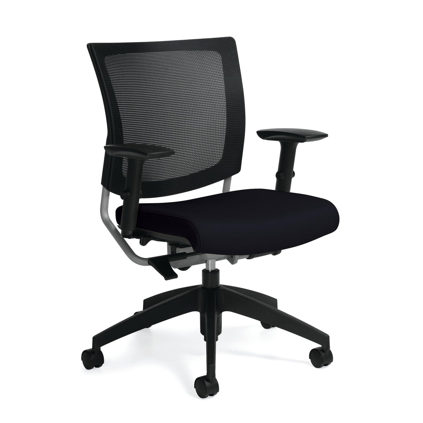 Global Furniture USA Graphic Mid-Back Posture Office Chair with Mesh Back Finish: Coal