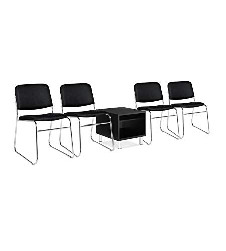 Reception Waiting Room Chair Set with Table