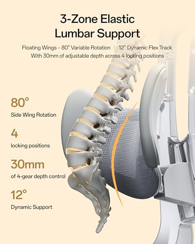 Ergonomic Mesh Office Chair with Lumbar Support
