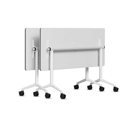 Mobile Folding Conference Table with Wheels