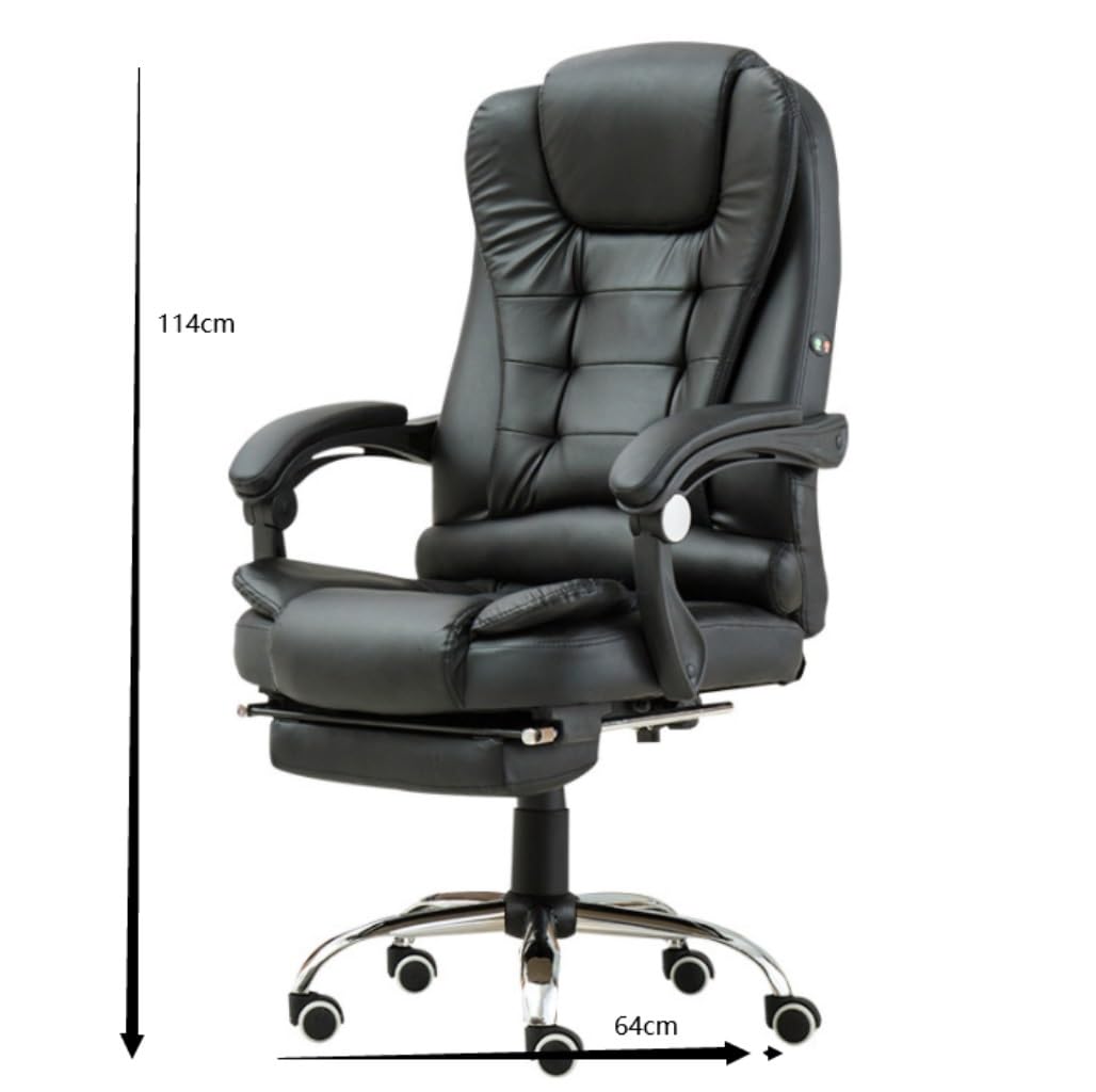 High Back Executive Office Chair with Footrest
