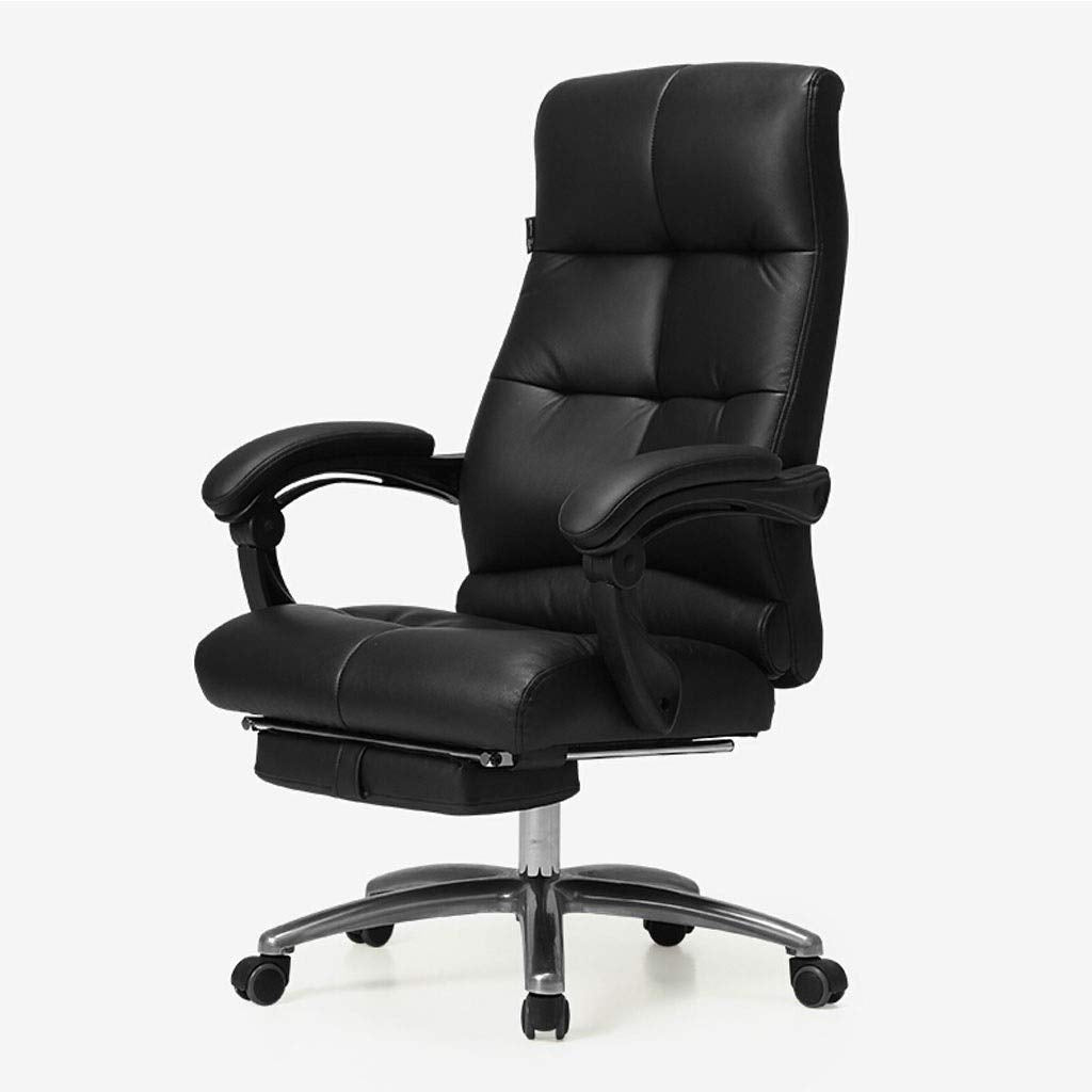 High-Back Executive Office Chair with Footrest