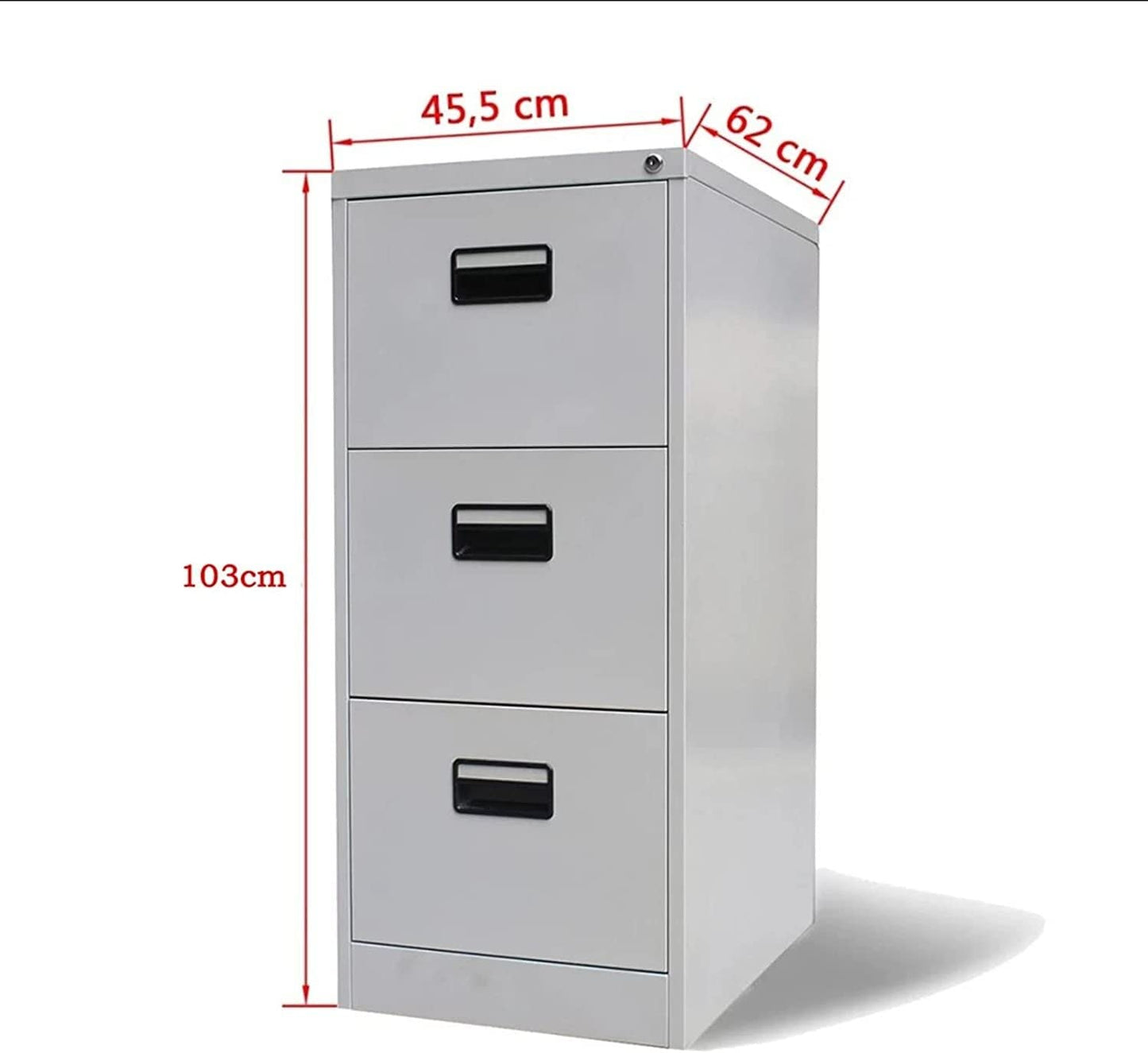 3-Drawer Vertical File Cabinet