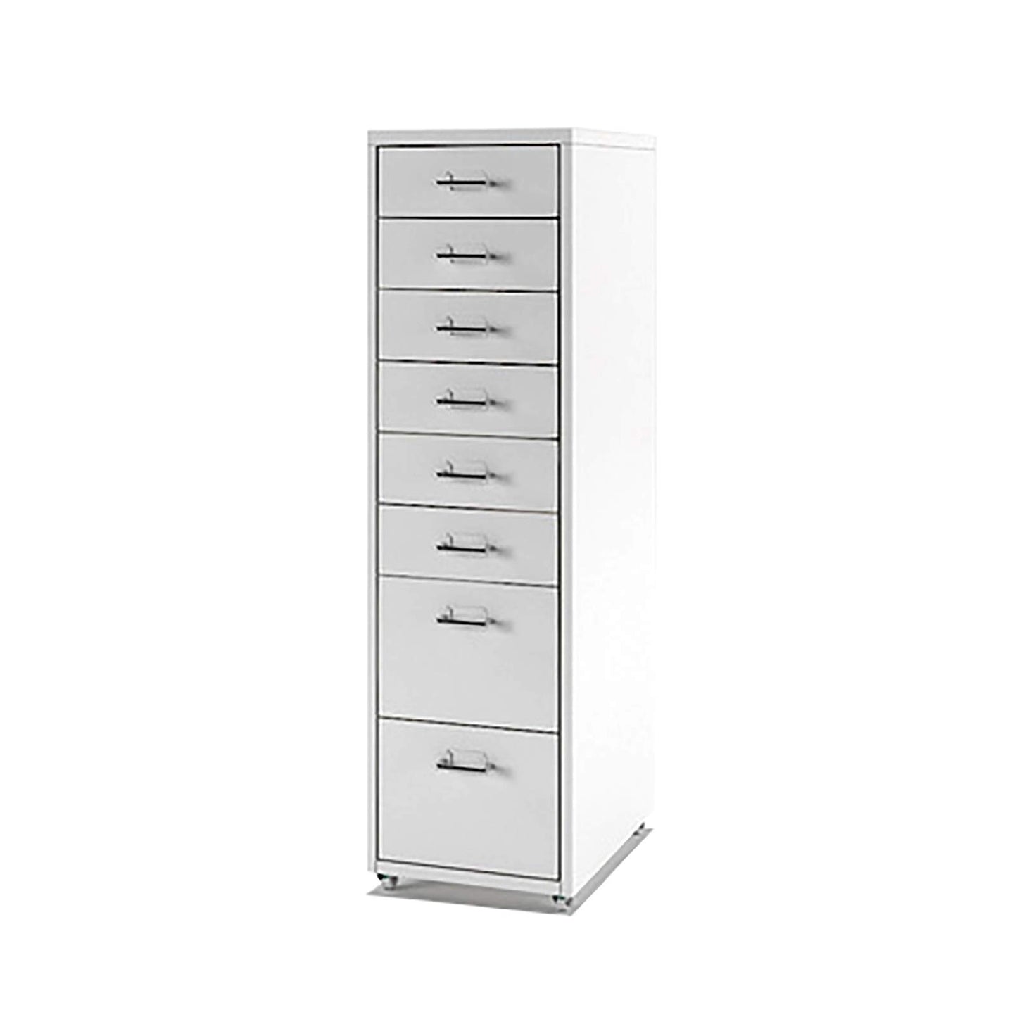 5-Drawer Rolling Metal File Cabinet