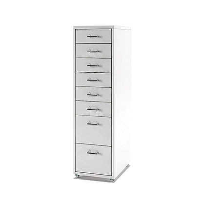 5-Drawer Rolling Metal File Cabinet