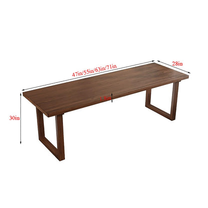 Modern Wood Computer Desk Workstation