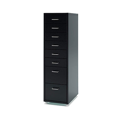 5-Drawer Rolling Metal File Cabinet