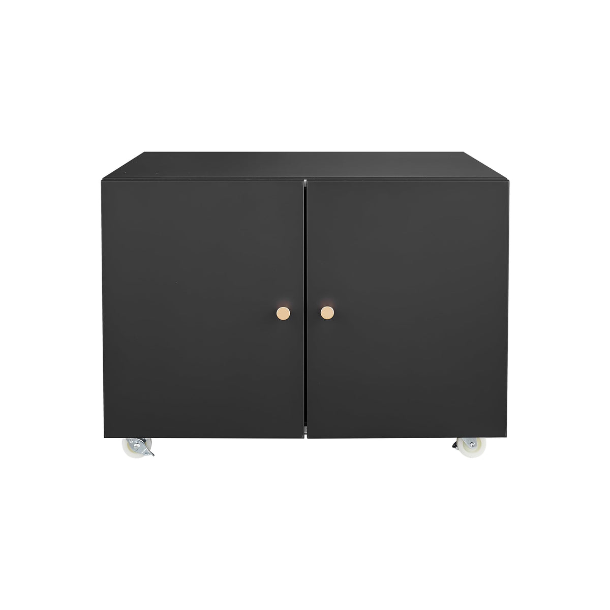 Mobile Printer Stand Cabinet with Wheels