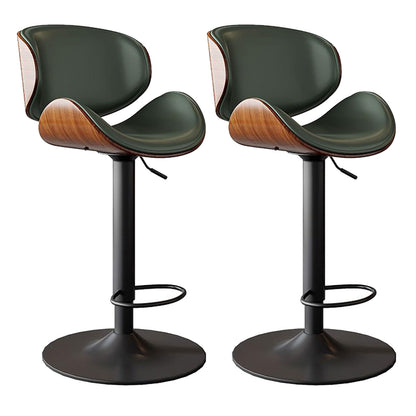 Adjustable Swivel Bar Stools Set