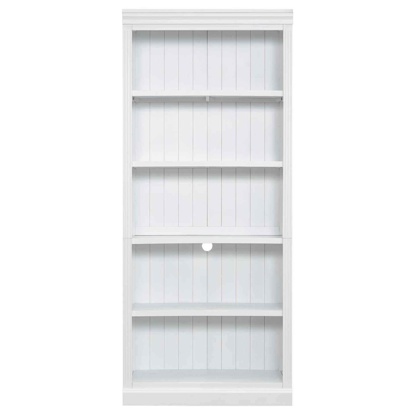 Tall Bookcase with LED Lighting & Adjustable Shelves