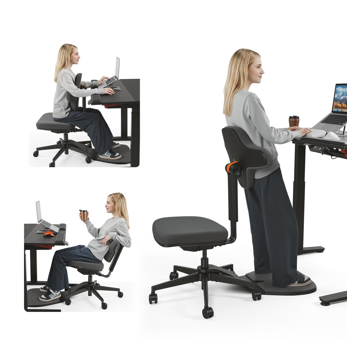 Ergonomic Standing Desk Chair