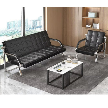 PU Leather Reception Bench Seating