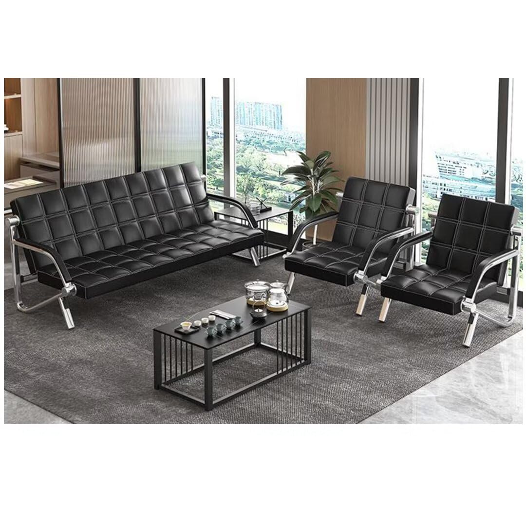 PU Leather Reception Bench Seating