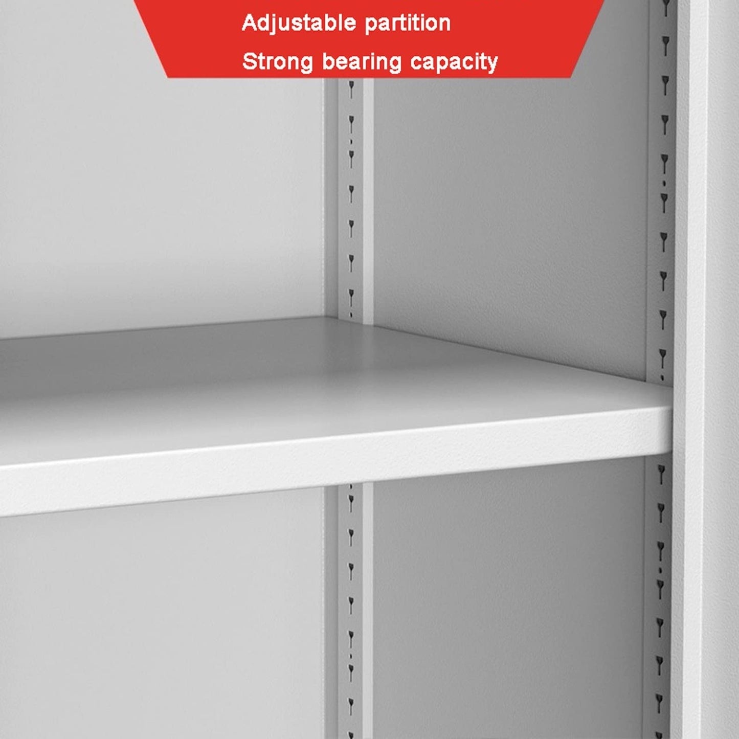 Locking Lateral File Cabinet with Storage