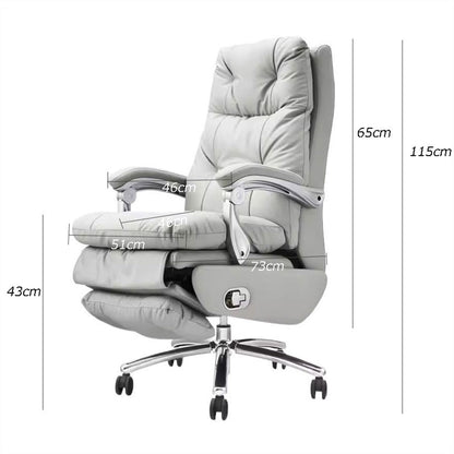 Luxury Reclining Swivel Office Chair