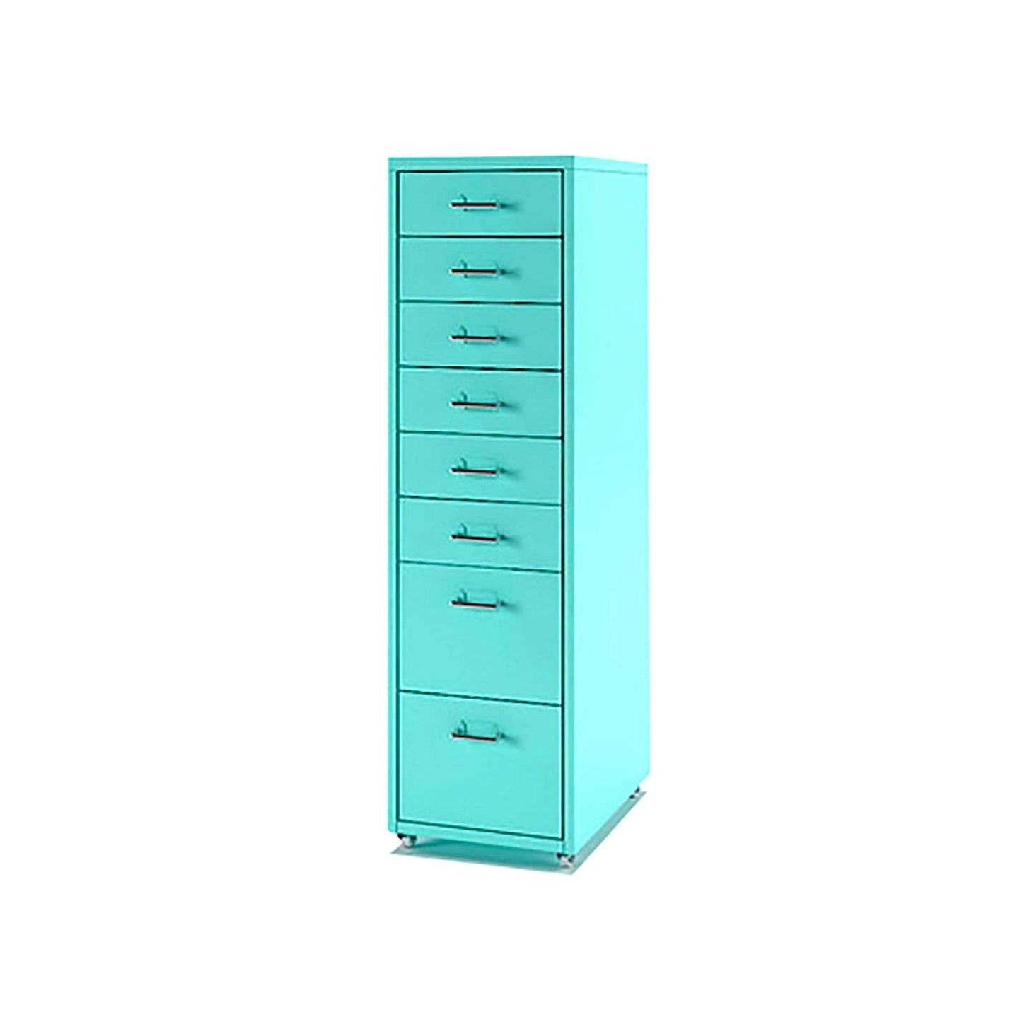 5-Drawer Rolling Metal File Cabinet