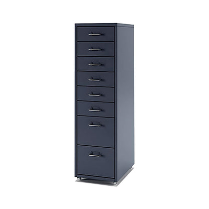 5-Drawer Rolling Metal File Cabinet