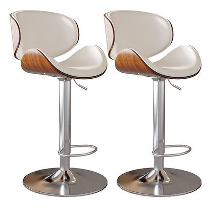 Adjustable Swivel Bar Stools Set