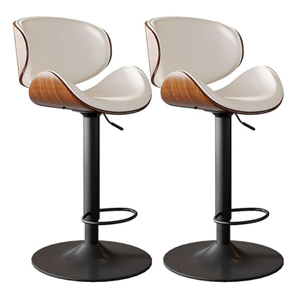 Adjustable Swivel Bar Stools Set