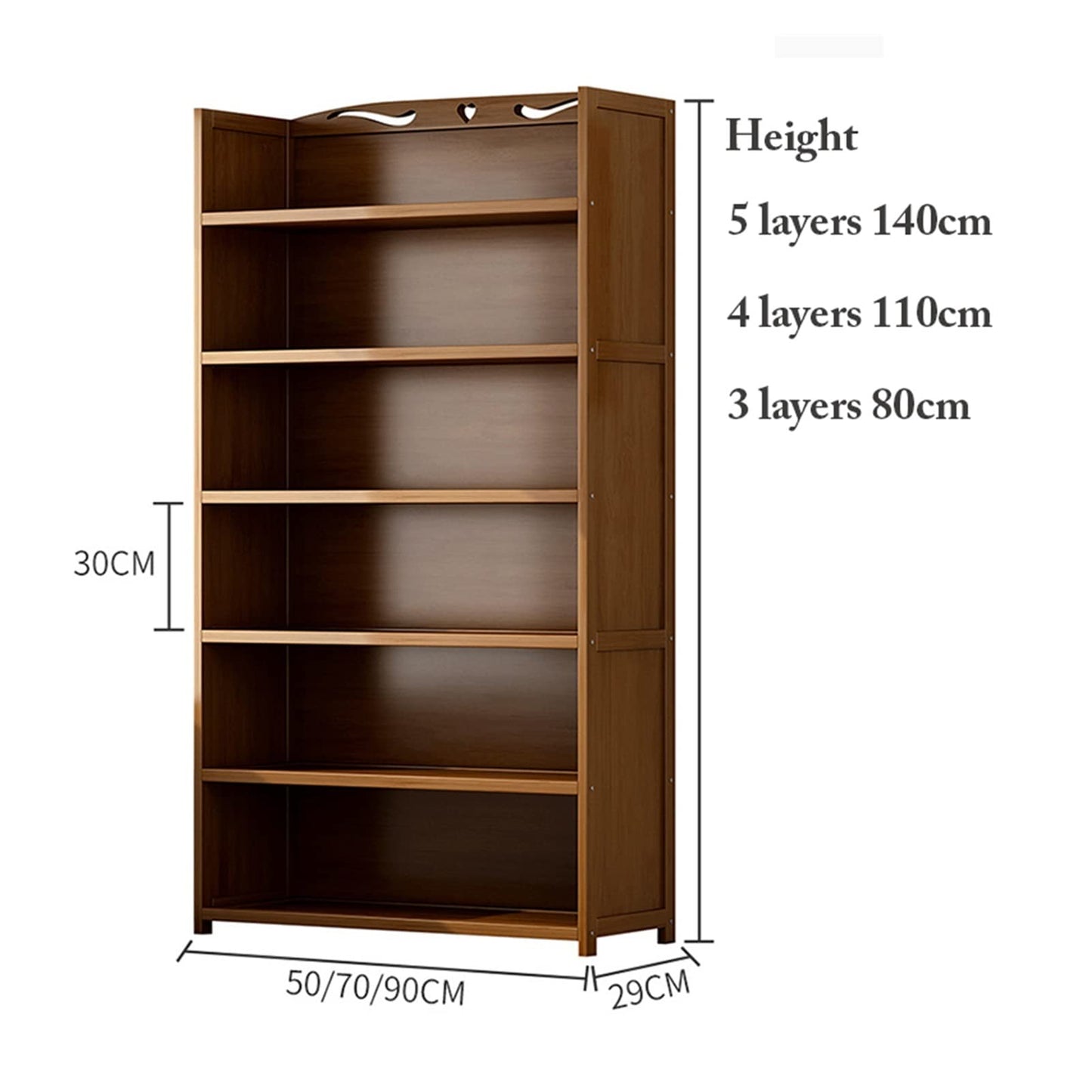 Open Cube Bookshelf Storage Cabinet