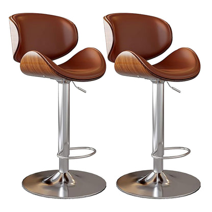 Adjustable Swivel Bar Stools Set