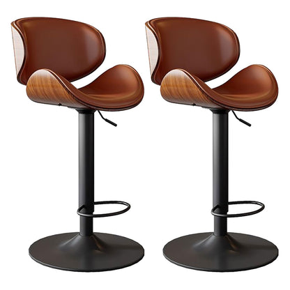 Adjustable Swivel Bar Stools Set