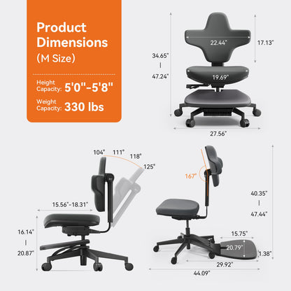 Ergonomic Standing Desk Chair