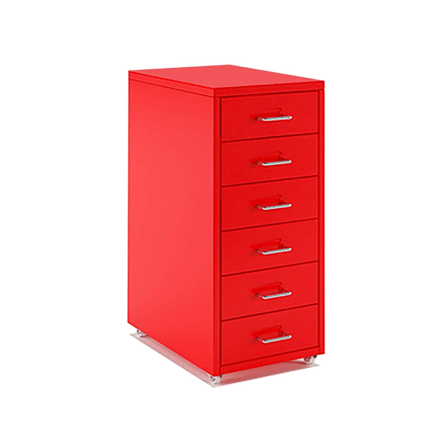 5-Drawer Rolling Metal File Cabinet