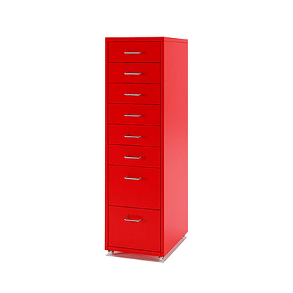 5-Drawer Rolling Metal File Cabinet