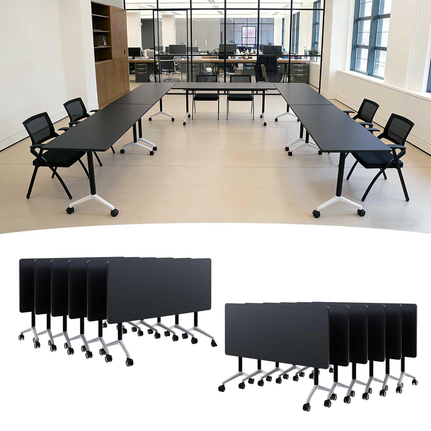 Flip Top Mobile Conference Table