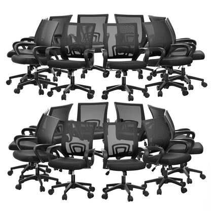 Mid-Back Ergonomic Mesh Office Chair