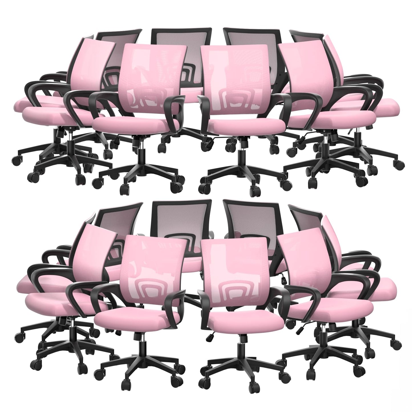 Mid-Back Ergonomic Mesh Office Chair