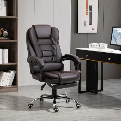 High Back Executive Office Chair with Footrest