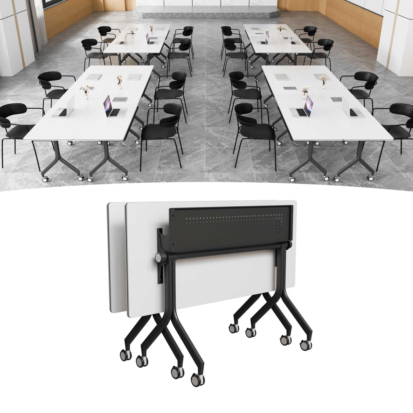 Flip Top Mobile Conference Table