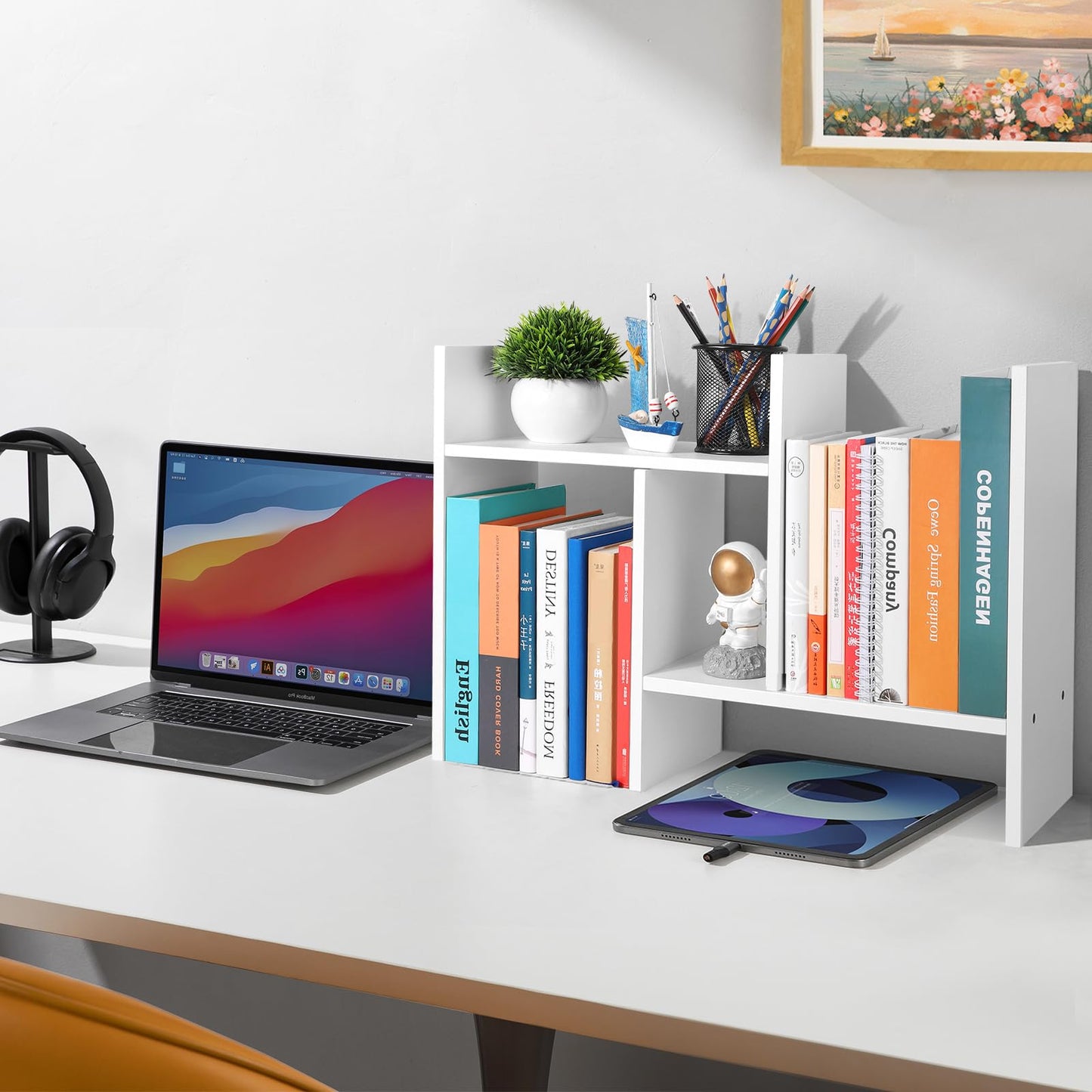 Adjustable Desktop Shelf Organizer