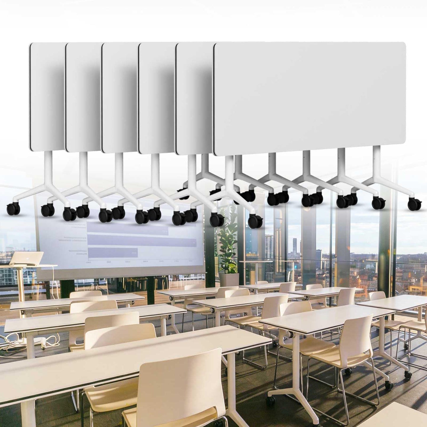 Flip Top Mobile Conference Table
