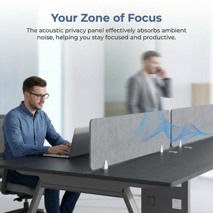 Modular Office Workstation with Privacy Panels
