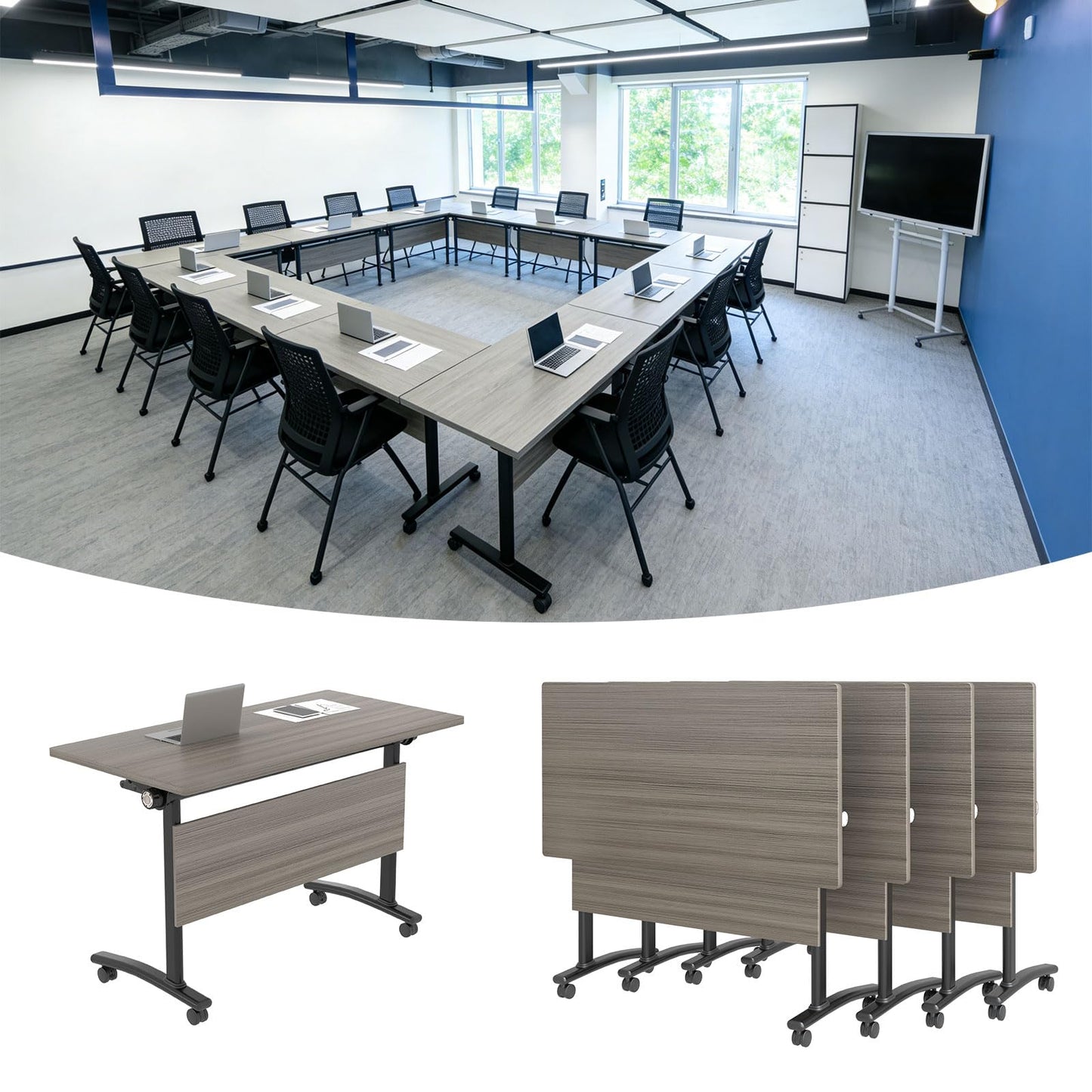 Flip Top Mobile Conference Table