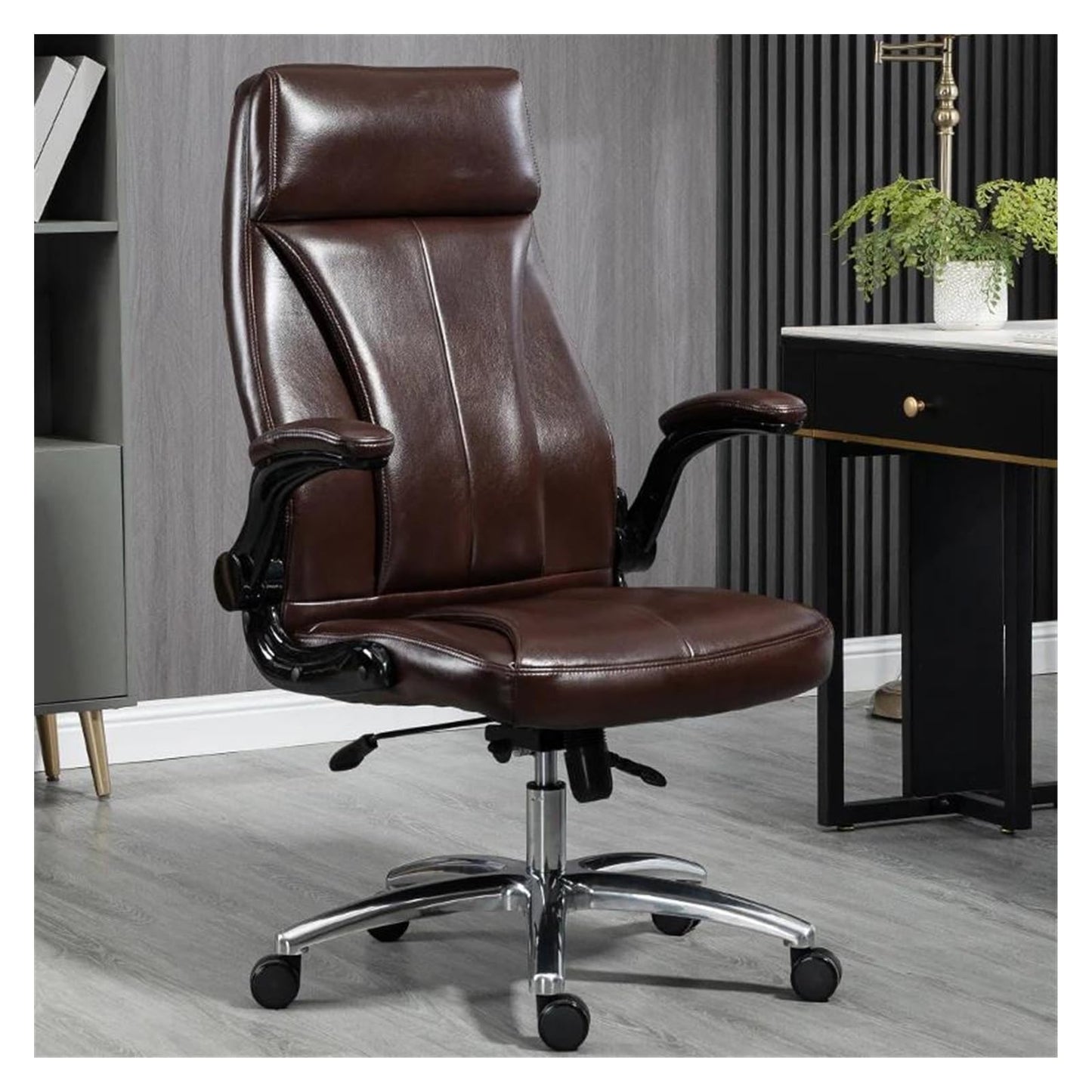 Ergonomic Swivel Office Chair with Extended Cushion