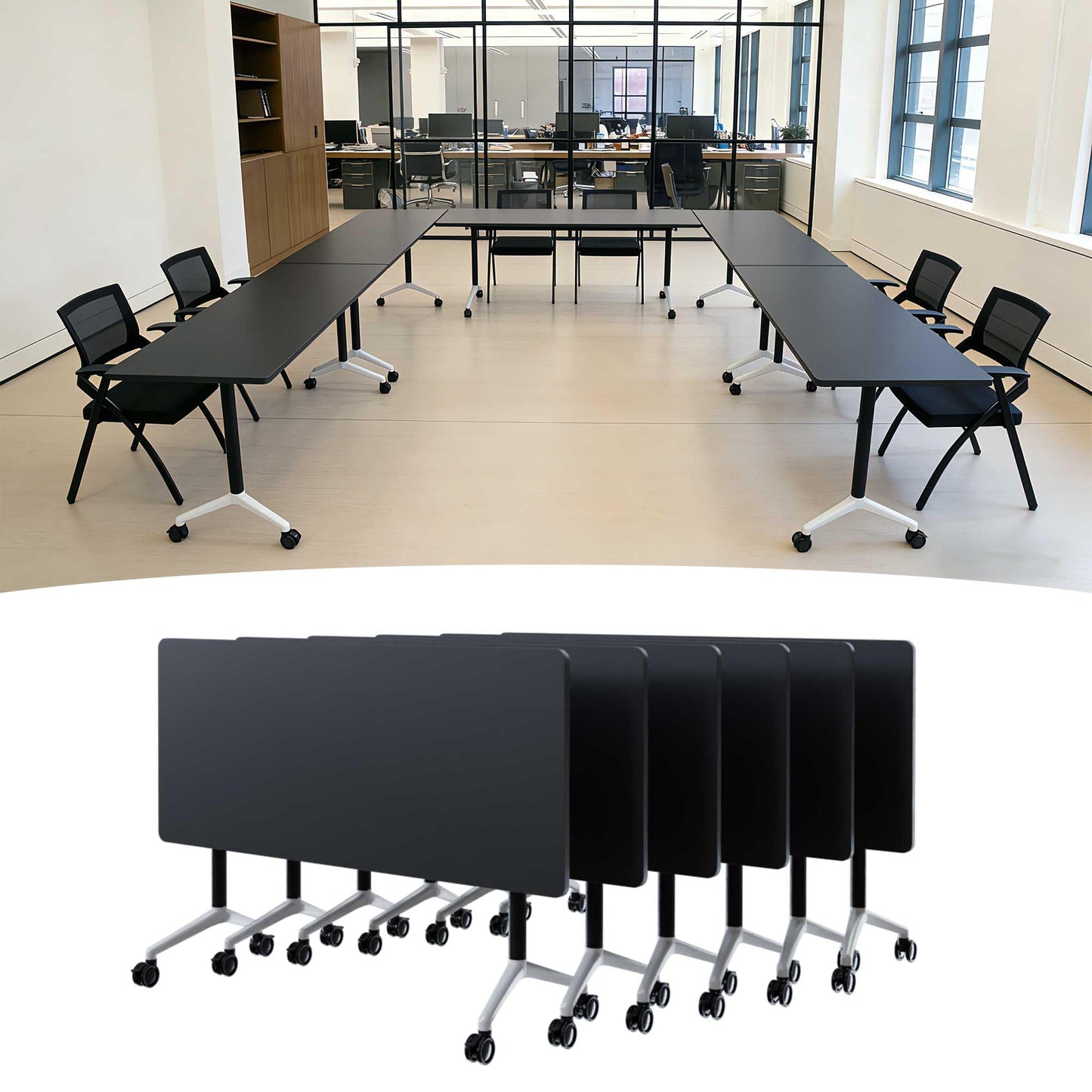 Flip Top Mobile Conference Table