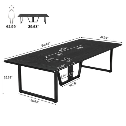 8FT Large Conference Table