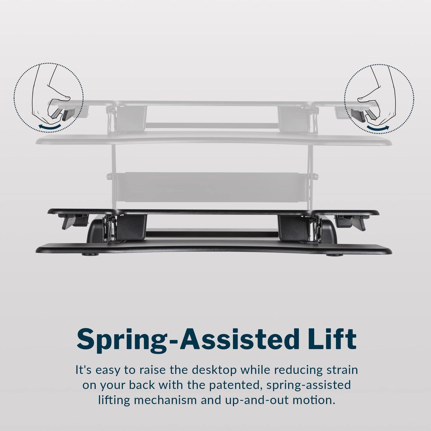 36" Standing Desk Converter