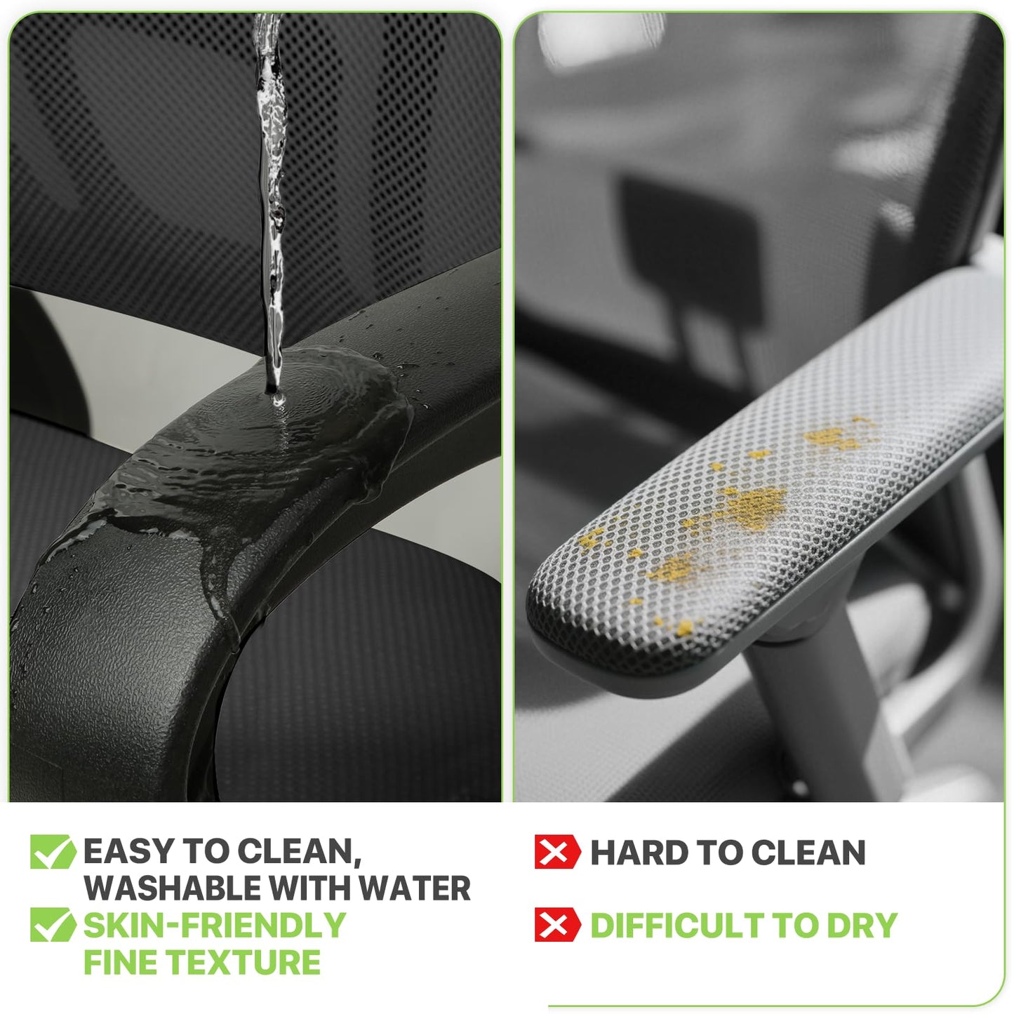 Mid-Back Ergonomic Mesh Office Chair