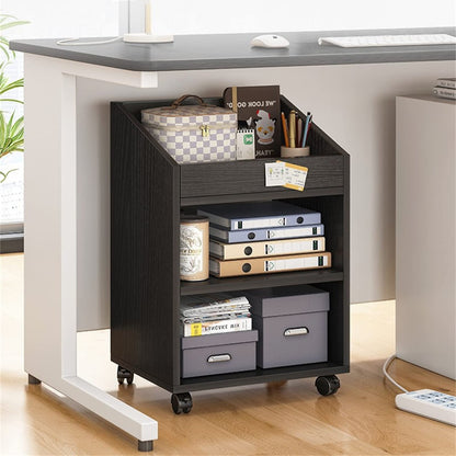 Vertical File Cabinet with Storage