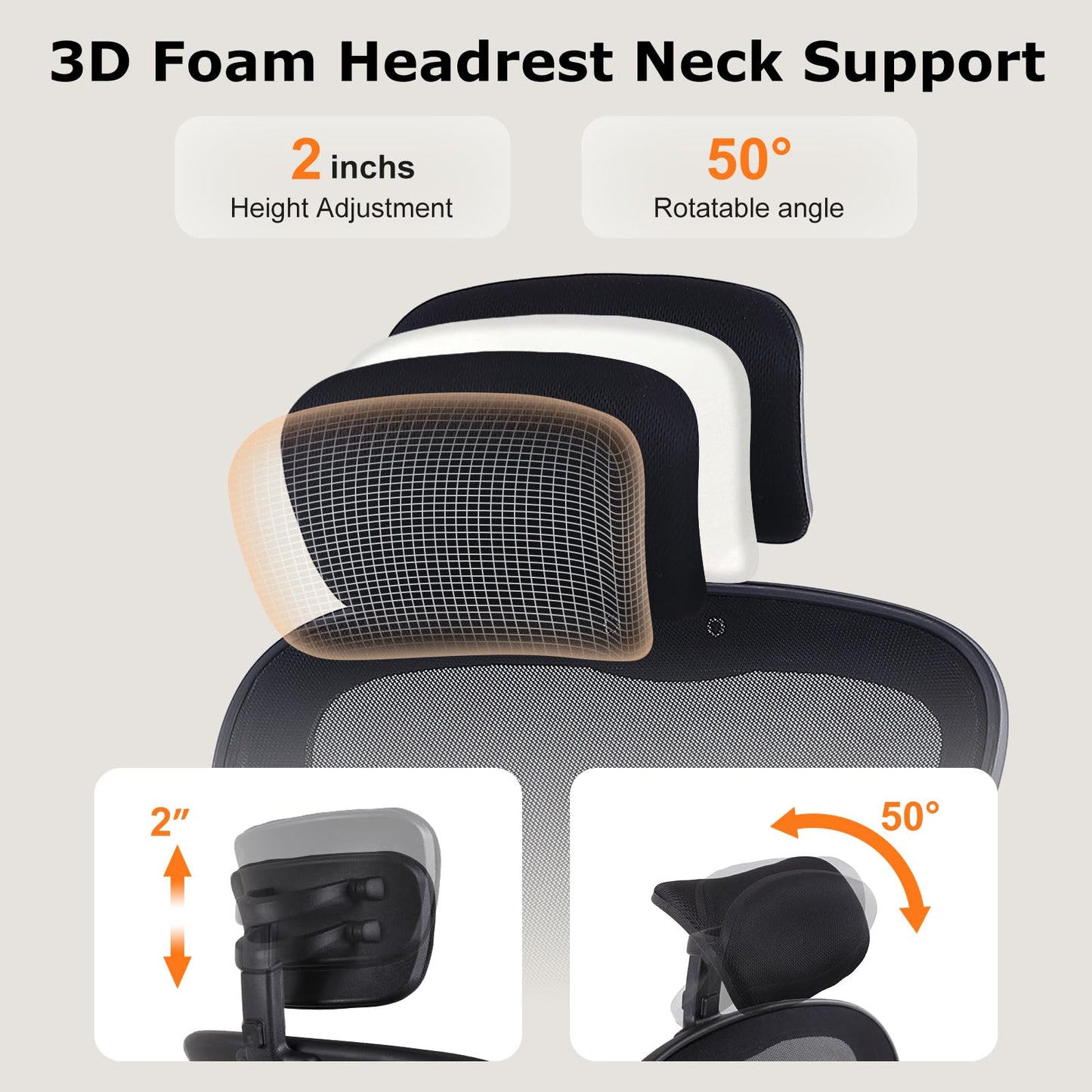 Ergonomic Mesh Office Chair with Lumbar Support