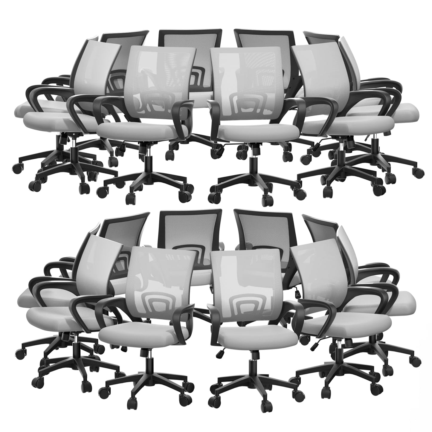 Mid-Back Ergonomic Mesh Office Chair