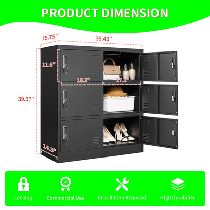 Steel Employee Locker Cabinet with Lock