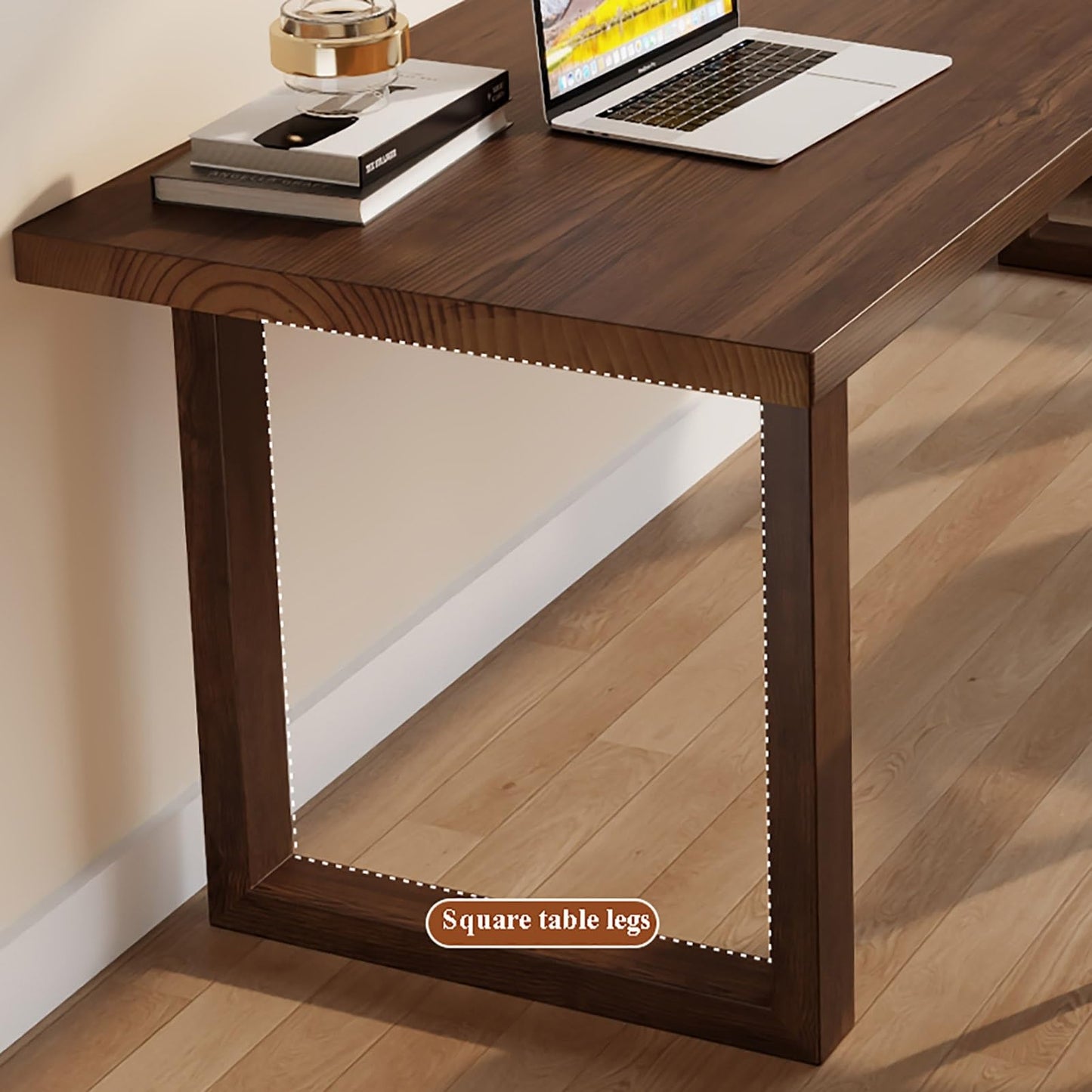 Modern Wood Computer Desk Workstation