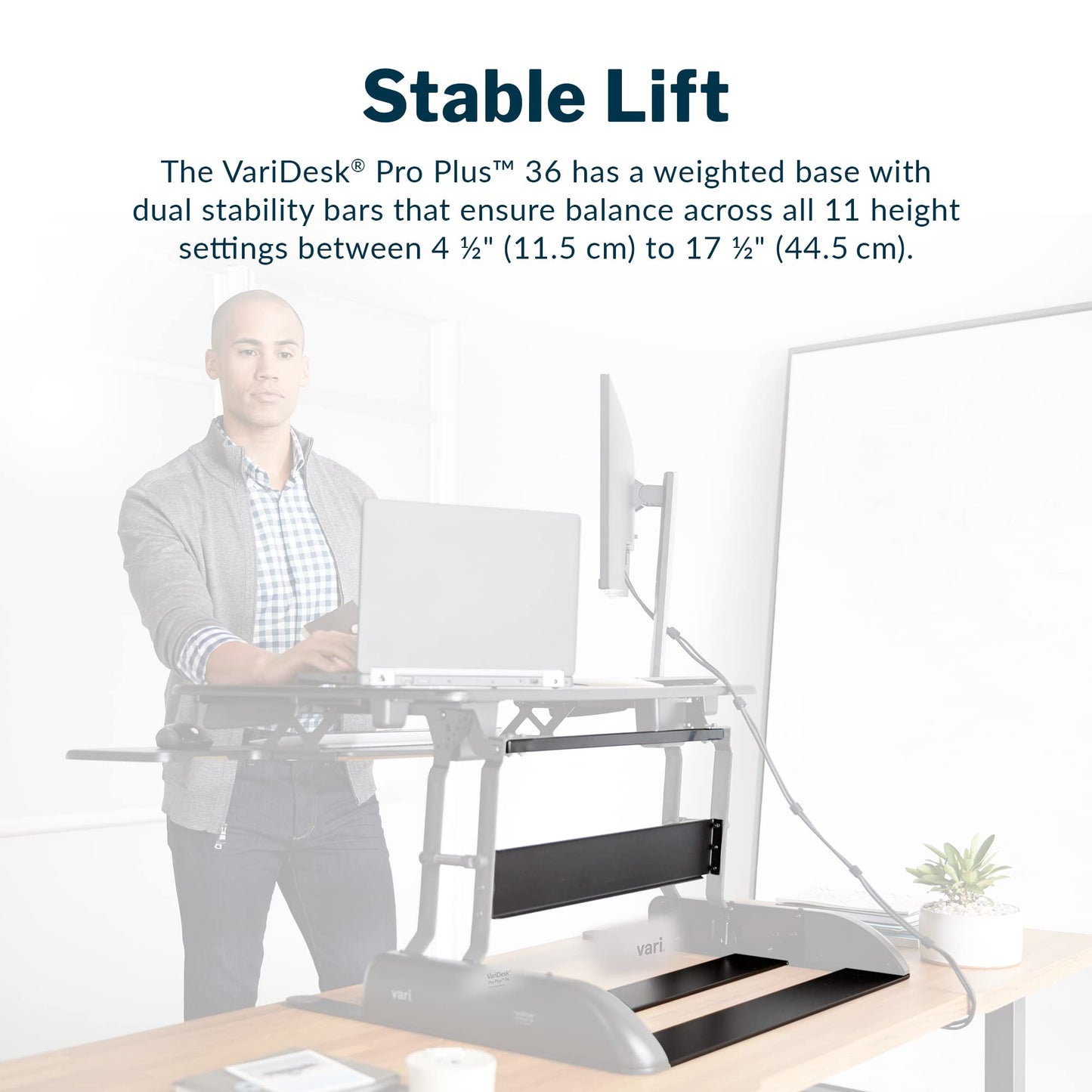 36" Standing Desk Converter