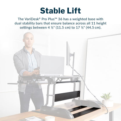 36" Standing Desk Converter